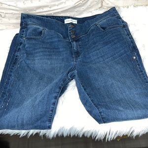Lane Bryant rhinestone jeggings
